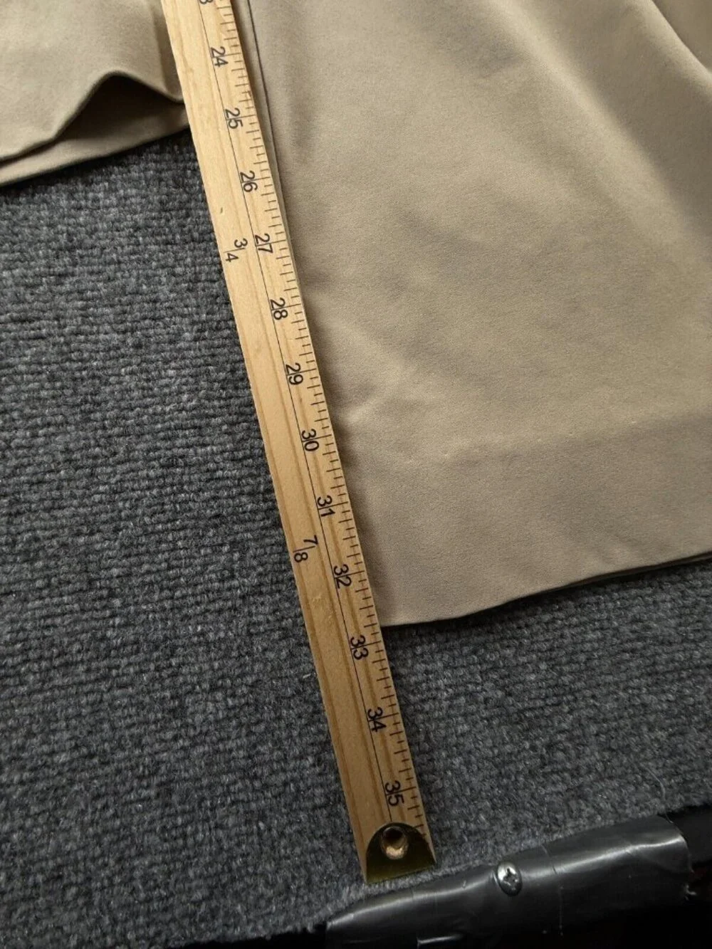 Footjoy Golf Pants Beige Stretch Polyester Spandex Outdoor Men ACTL 38X33